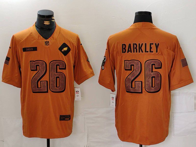 Men Philadelphia Eagles #26 Barkley Brown Nike 2024 Salute To Service Limited NFL Jersey->new york giants->NFL Jersey